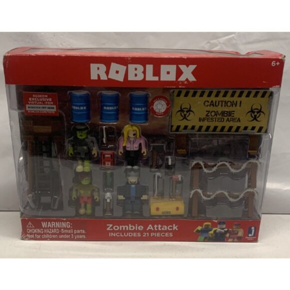 Roblox 10761 Zombie Attack Large 21 Pieces Playset For 6 Years and Up F35